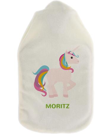 Personalized Hot Water Bottle with Unicorn Cover - Custom Cozy Design for Kids & Adults (800ml) - Perfect Gift Idea - Buy Online on GoSupps.com
