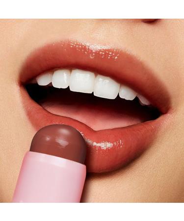 Plumping Lip Balm: Hydrating Tinted Lip Polish for Dry, Cracked Lips - Deep Nourishing Moisturizing Lip Gloss (Brown Vermeil) - Buy Online on GoSupps.com