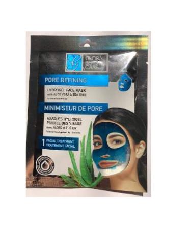 Global Beauty Care Pore Refining Hydrogel Face Mask - Aloe Vera & Tea Tree | Shop Internationally for Flawless Skin - Buy Online on GoSupps.com