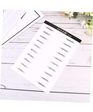 FOMIYES 6 Sheets Pairs Stick on Brows Eyebrows Skz Stickers Simulation Eyebrow Makeup Tools 3 Proof 1 count (Pack of 1) As Shownx3pcs - Buy Online on GoSupps.com