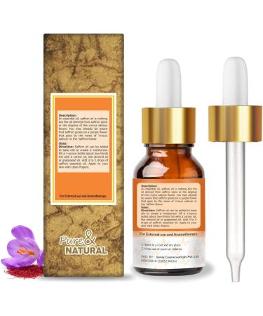Crysalis Saffron (Crocus sativus) Oil |100% Pure & Natural Undiluted Essential Oil (30ml(1.014 FL OZ)) Saffron 15 ml (Pack of 1) - Buy Online on GoSupps.com