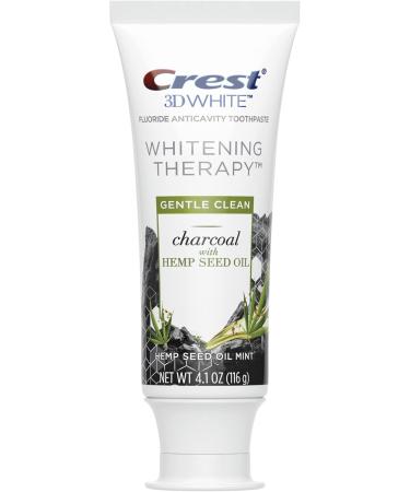 Crest 3D White Charcoal Toothpaste with Fluoride & Hemp Oil - Whitening Therapy 4.1 oz (Pack of 1) - International Shipping Available - Buy Online on GoSupps.com