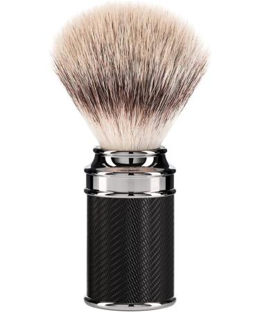 M hle Traditional Razor Set | Silvertip Fibre Brush Chrome Stand Black Resin Handle - Premium Shaving Supplies for Men - Buy Online on GoSupps.com