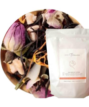 TH AMAZIGH FLOWER Th Vert la Rose du Maroc & Amande Th Floral Gourmand Inspir de la Culture Amazighe Th Parfum Naturel (50 g) (50g)