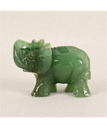 Handmade Carved Tangling Jade Elephant Gemstone Natural Crystal Figurine Good Luck Ornaments FZUGEDRLI (Color : White Stone) - Buy Online on GoSupps.com