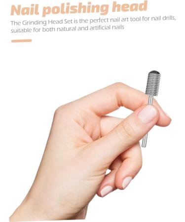 minkissy Drill nail polisher electric nail file nail drill heads pedicure drill bits ceramic nail bits nail drill bits manicure drill bits nail kits Tungsten steel head Nail - Buy Online on GoSupps.com