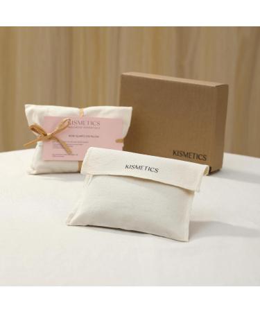 Natural Rose Quartz Weighted Eye Pillow | Relaxation Sleep Yoga & Spa Essentials | Ideal Gift for Women - Buy Online on GoSupps.com