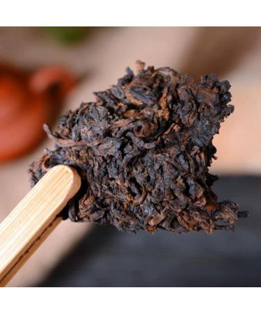 HQZM Yunnan 357g Ancient Tree PuErh Ripe Tea Cake Premium Fermented and Ancient Chinese Puer Tea - Buy Online on GoSupps.com