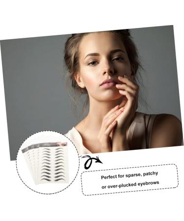 Baluue 12 Sheets Waterproof Eyebrow Stickers Eyebrow Fake Eyebrow Stickers Brow Eyebrow Transfer Stickers 6d Hair-like Eyebrows Stickers Makeup Brow Sticker 21x14.8cmx3pcs Blackx3pcs - Buy Online on GoSupps.com