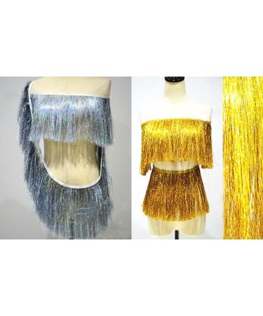 YYCRAFT 4 Wide Purple Tinsel Fringe Trim - 10 Yards | Dance Costume & Crafting Supplies - Buy Online on GoSupps.com