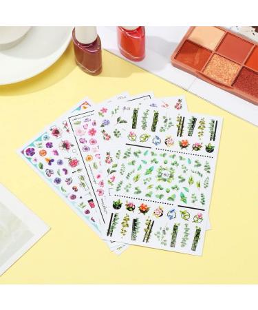 Manicure Accessories Butterfly-shape Flower Manicure Nail Foil Design Nail Art Decorations Water Nails Stickers Christmas Decals(F810) - Buy Online on GoSupps.com