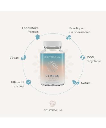 Stress and Mood Supplement Stress Anxiety Wellness Relaxation For Adults Magnesium Vitamin B6 Saffron Rhodiola Hawthorn 60 Capsules 30 Days - Buy Online on GoSupps.com