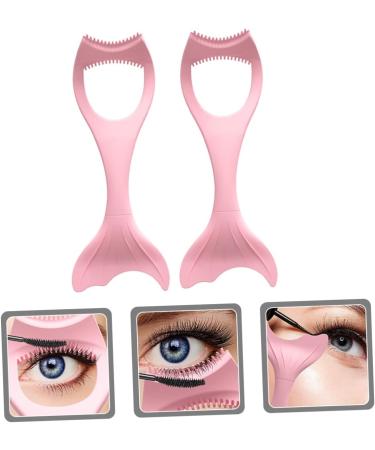 Healeved 10 Pcs Mascara Brush Jewelry Cleaner Lash Mascara Marscara Make up Beauty Tools Pink - Buy Online on GoSupps.com