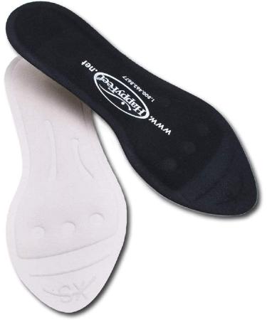 Happy Feet Plantar Fasciitis Flat Feet Orthotic High Arch Support Gel Insert Shoe Insoles for Mens and Womens - XS (Women 5-7)