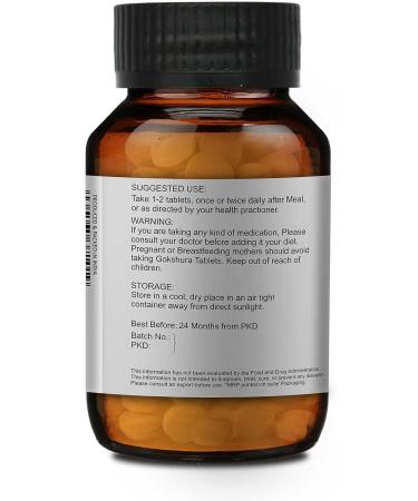 MERLION NATURALS Gokshura Tablets | Tribulus Terrestris 500mg (120 Tablets) - Buy Online on GoSupps.com