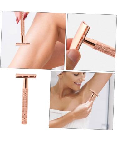 Hapinary Metal Razor for Women & Men | Facial Hair Removal | Manual Bare Blade Razor - Buy Online on GoSupps.com