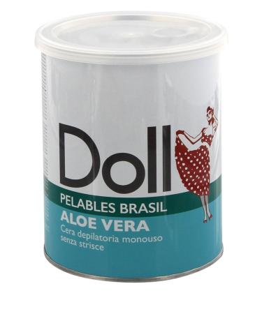 Kosmetex Aloe Vera Doll Wax Pelables Primo wax can for flexible waxing without fleece strips 800g