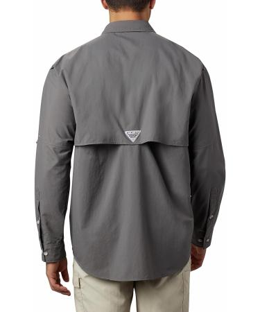 Columbia Men's Bahama II Long Sleeve Shirt - City Grey, Size Large - Buy Online on GoSupps.com