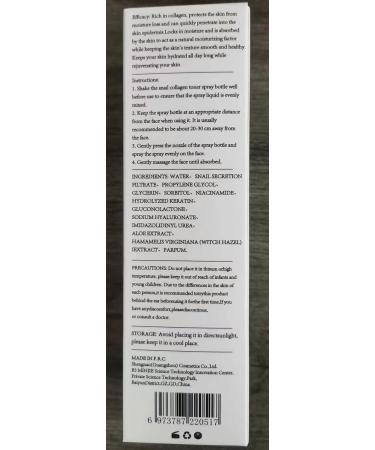 Snail Essence Solid Toner Spray | Hydrating Serum for Wrinkles Fine Lines & Dull Skin | 100ml - Replenish Water & Shrink Pores - Buy Online on GoSupps.com