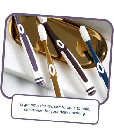 Iwowhero 8ST Nano Toothbrush - Soft Gum Care Toothbrush for Sensitive Teeth | Travel-Friendly Silicone Handle - Family Package - Buy Online on GoSupps.com