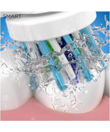 Oral-B Smart 4 Electric Toothbrushes - Christmas Gifts for Adults | App Connected Handle | 2 Cross Action Heads | 3 Modes | Teeth Whitening | UK Plug | White - Buy Online on GoSupps.com