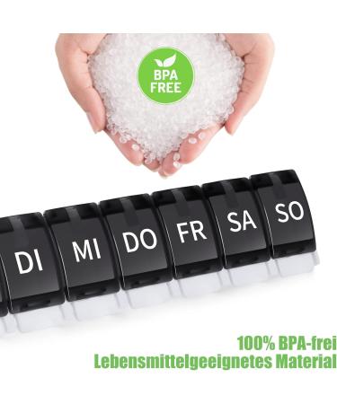7-Day Pill Organizer - Opret Tablet Box Rainbow Medication Storage Compact & Travel-Friendly - Buy Online on GoSupps.com