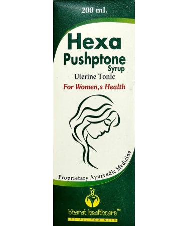 Pub Uterine Tonic for Period Pain Irregular Periods PCOS PCOD Women Health 15 Herbs Ayurvedic Syrup for Women Pack of 200 ml Rose Flavor