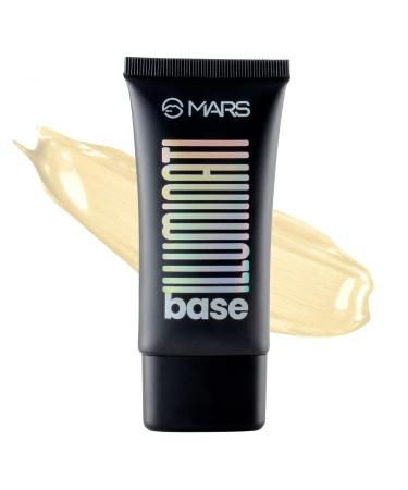 Illuminati Base Dewy Primer with Highlighter | Glowy Dewy Primer for Face Makeup | Finish (45ml) (GOLD)
