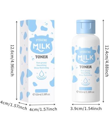Milk Toner - Hydrating & Refreshing Toner for Face Soothes Skin Locks in Moisture Reduces Redness Made Without Dyes or Alcohol Hypoallergenic Suitable for All Skin Types 3.53 OZ - Buy Online on GoSupps.com