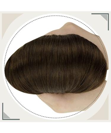 Laavoo Micro Loop Extensions - Real Hair Brown Microring Extensions | 50g 35cm Dark Brown #4 - Invisible 1g/s Hair Extensions - Buy Online on GoSupps.com