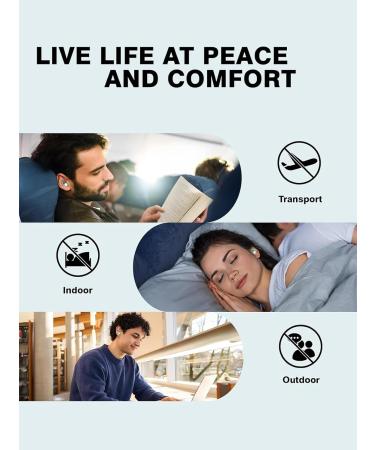 Buy Washable Noise Cancelling Ear Plugs for Sleeping & Travel | Ear Protection for Concerts & Work - Green - Buy Online on GoSupps.com