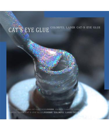 8ML Universal Colorful Cat's Eye Glue Glossy Colorful Cat Eye Soak-Off UV Aurora Nail Gel Varnish Nail Art Shining Manicure - (Color: 01) - Buy Online on GoSupps.com