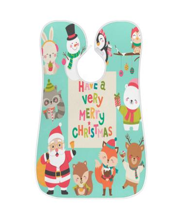 Christmas Santa Claus Beard Bib Apron | Waterproof Hair Catcher for Men | Perfect Grooming Gift with Suction Cups - Buy Online on GoSupps.com