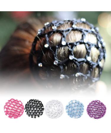 Premium Hair Nets for Perfect Hairstyles | 5-Piece Set | Bun & Ballet Styles with Rhinestones - Buy Online on GoSupps.com