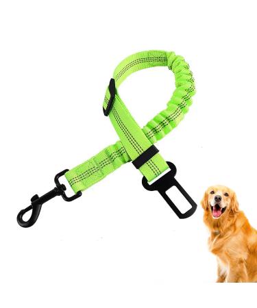 Dog Seat Belt Dog Belt for Car Adjustable Auto Dog Seat Belt Dog Safety Harness for Car Green