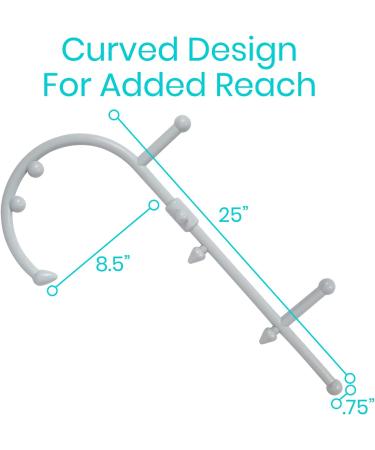 Vive Cane Massager - Self Trigger Point Acupressure Stick for Muscle Relief - Buy Online on GoSupps.com