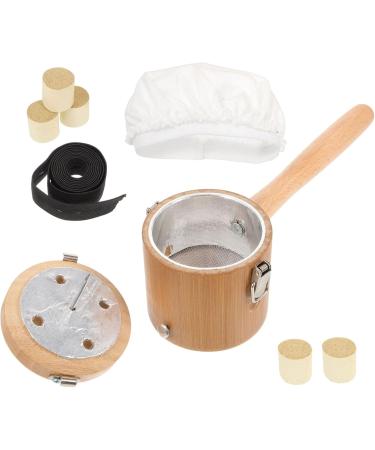Mobestech Moxibustion Burner Hand Devices - 3 Sets with Safety Covers & Mini-Loaf Pans | Portable Stainless Steel - Buy Online on GoSupps.com
