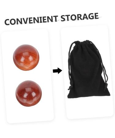 Beaupretty 8-Piece Wooden Health Massage Balls - Fitness Hand Massage Tools - Handballs & Boccia Balls - 5x5cm - International Shipping - Buy Online on GoSupps.com