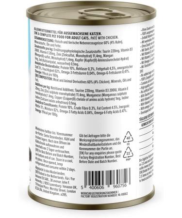 Buy Amazon Wet Cat Food Pate with Chicken - 415g | Premium Cat Nutrition for Global Shipping - Buy Online on GoSupps.com