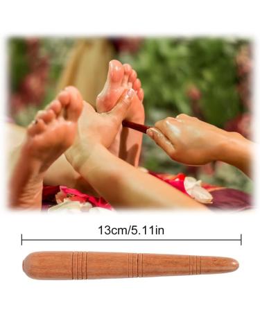 KGDUYC Wood Acupressure Pencil - Trigger Point Massage Roller for Foot Shoulder & Back Pain Relief - Buy Online on GoSupps.com