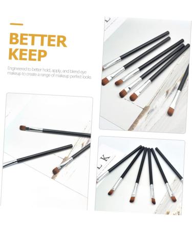 FOMIYES 100pcs Eye shadow brush makeup applicators girls suit handle eye brush for makeup Miss mix - Buy Online on GoSupps.com