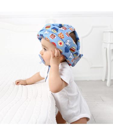 White Bear Baby Protection Helmet | Adjustable Toddler Safety Hat | Soft Infant Head Protection for Crawling & Walking - Buy Online on GoSupps.com