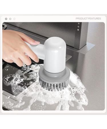 Electric Spin Scrubber 2024 New Sinoshi Spin Power Scrubber Cordless Power Spin Scrubber Rechargeable Handheld Power Scrubber Spin Brush Multifunctional Cleaning Brush Tile Sink Bathroom (White B) - Buy Online on GoSupps.com