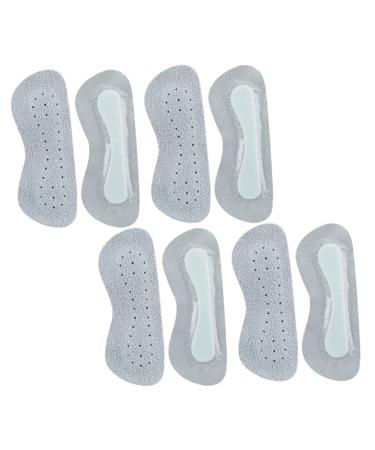 FRCOLOR 8 Pairs Anti-wear Back Stickers Heel Loose Grips Liner Loose Liner Pads Loose Shoes Pads Dress Shoes Anti Drop Pads Liner Underlayment Care Double Sided Tape Half Size Pad