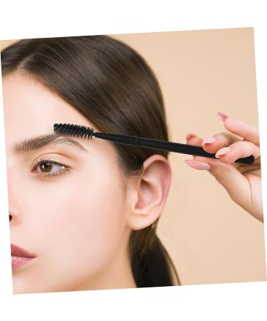 minkissy 1pc Eyelash Brush Eyebrow Brush for Women Makeup Brush for Eyebrow Professional Eyebrow Brush Beauty Brush for Eyebrow Mascara Brush Make up Wooden Eye Shadow Brush M Black - Buy Online on GoSupps.com