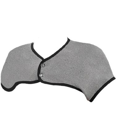 Samuliy XL Heating Pillows for Neck & Shoulder - 360 Heated Collar Washable Velvet Neck Warmer - Year-Round Relaxation in Light Gray - Buy Online on GoSupps.com