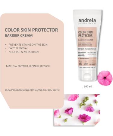 Andreia Professional Colour Skin Protector Barrier Cream 100 ml - Prevents Skin Staines from Colour Dye Bleaching Process - Easy Apply + Removal - Buy Online on GoSupps.com