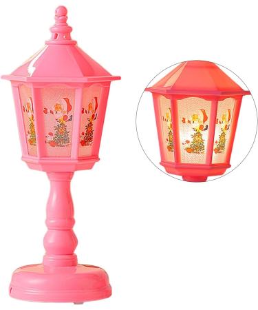 SAKEIOU Christmas Wind LED Electronic Candle Light Smokeless Desktop Lamp for Home Garden Yard Decoration New Year Gift Pink - Buy Online on GoSupps.com