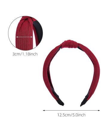 10 Pcs Wide Turban Knotted Headbands for Women and Girls - Non Slip Hair Accessories - Buy Online on GoSupps.com