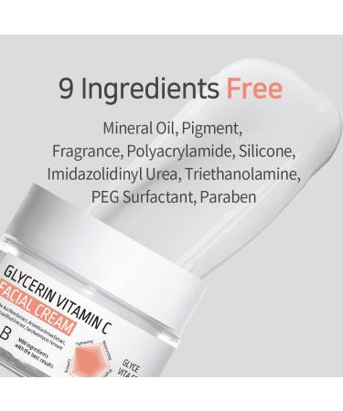 APLB Glycerin Vitamin C Facial Cream | GLYCE VITA CEN 35.5% 1.86 FL.OZ/Korean Skincare Soothing Moisture retention Elasticity care Revitalize for gentle and improve skin texture - Buy Online on GoSupps.com